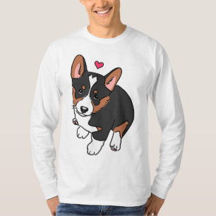Camiseta Dibujo de Corgi Corgi Cuppy Perro Cute Corgi Corgi