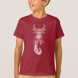Camiseta Dibujo de dibujo de Luchador de Luchador de Axolot