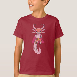 Camiseta Dibujo de dibujo de Luchador de Luchador de Axolot