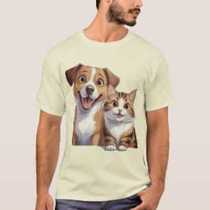 Camiseta Dibujo de dibujos animados y dibujos animados - Ma