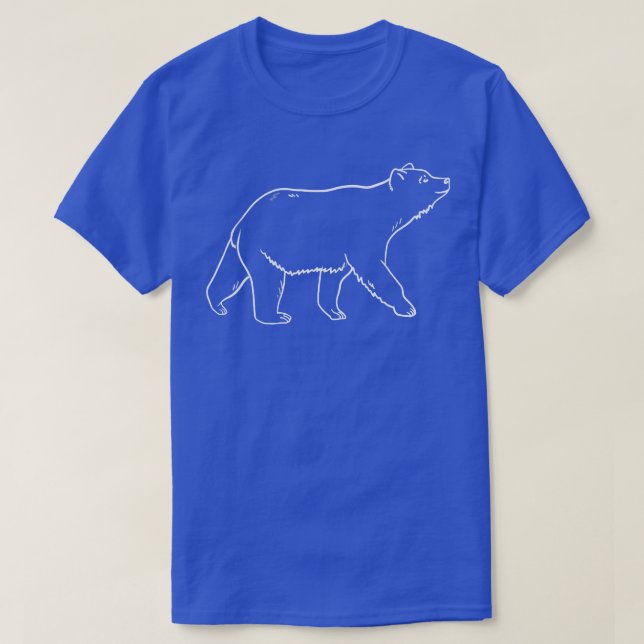 Camiseta Dibujo de Doodle de OsoDiseño de Oso Genial para e (Diseño del anverso)