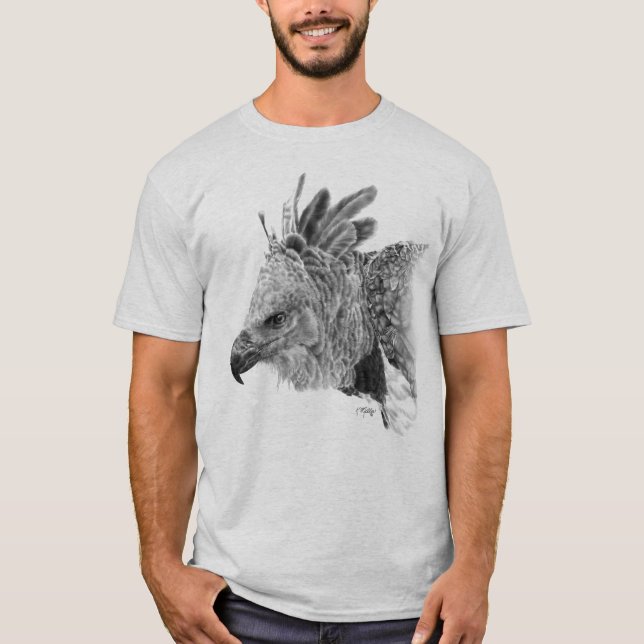 Camiseta Dibujo de Eagle de Harpy (Anverso)