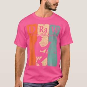 Camiseta Dibujo de elementos de la tabla periódica Lápiz de
