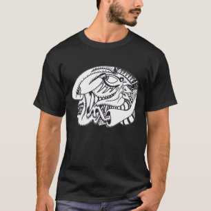 Camiseta Dibujo de entrada de lápiz de tres aspectos