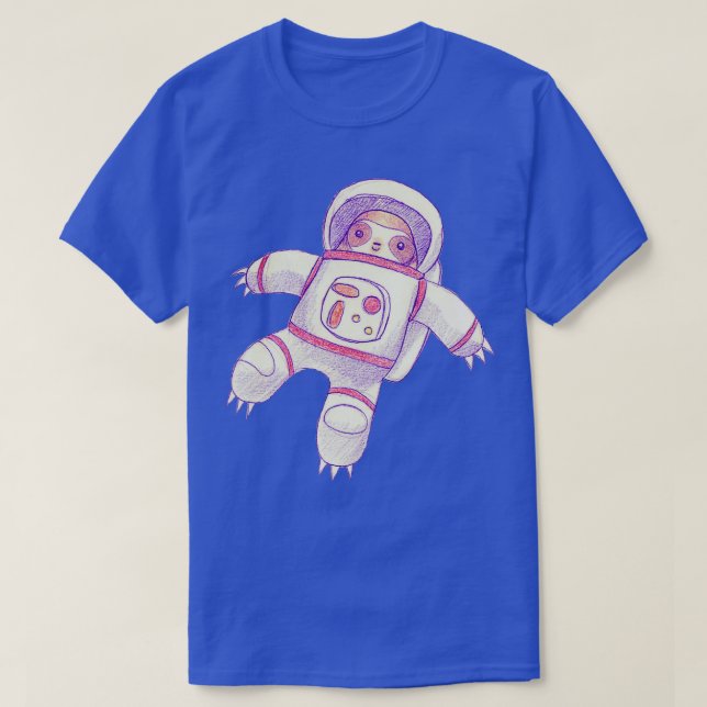 Camiseta Dibujo de eslogan astronauta (Diseño del anverso)