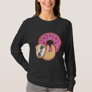 Camiseta Dibujo de espuma animal con donut