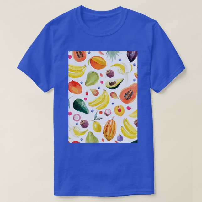 Camiseta Dibujo de estilo exótico de aguacate (Diseño del anverso)