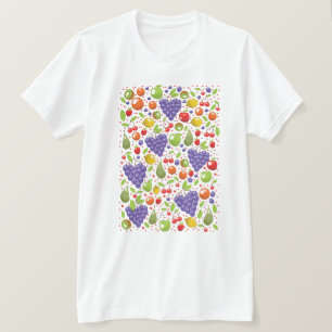 Camiseta Dibujo de frutas lindas