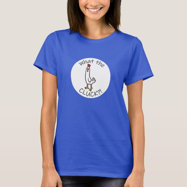 Camiseta Dibujo de gallina divertida (Anverso)