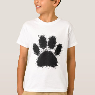 Camiseta Dibujo de garras de perro