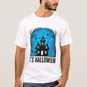 Camiseta Dibujo de grabado vintage de la luna de la casa em