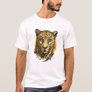 Camiseta Dibujo de graffiti de arte creativo Jaguar