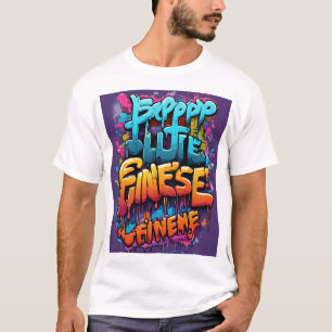 Camiseta Dibujo de graffiti de la "élite finesa" en Hanna-B