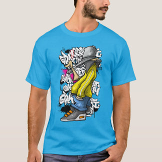 Camiseta Dibujo de graffiti pintado VANDAL ARTISTA