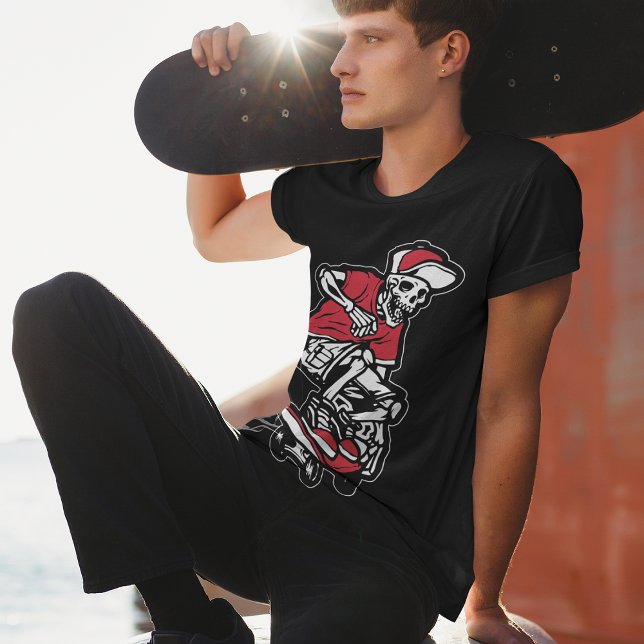 Camiseta Dibujo de Guay masculino en Skeleton Rojo (Subido por el creador)