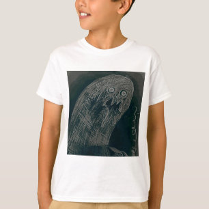 Camiseta dibujo de gusanos de yaie y tu alma se vuelve oscu