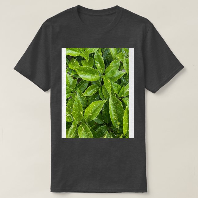 Camiseta Dibujo de hojas (Diseño del anverso)