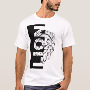 Camiseta Dibujo de la cabeza de un león