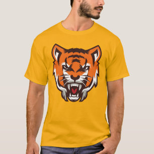 Camiseta Dibujo de la cara de un tigre