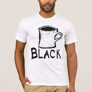 Camiseta Dibujo de la taza de café de Vonnegut