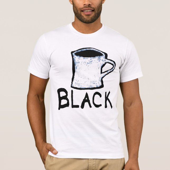 Camiseta Dibujo de la taza de café de Vonnegut (Anverso)