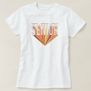 Camiseta Dibujo de lápiz de color marrón otoño - letras rad