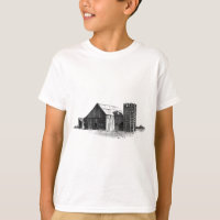 DIBUJO DE LÁPIZ: GRANERO VIEJO, SILO: REALISMO