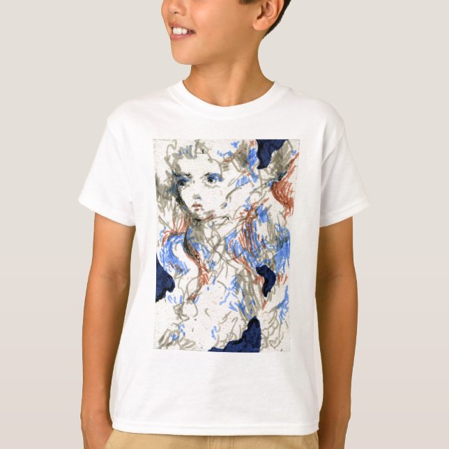 Camiseta Dibujo de lápiz serafilo (Anverso)