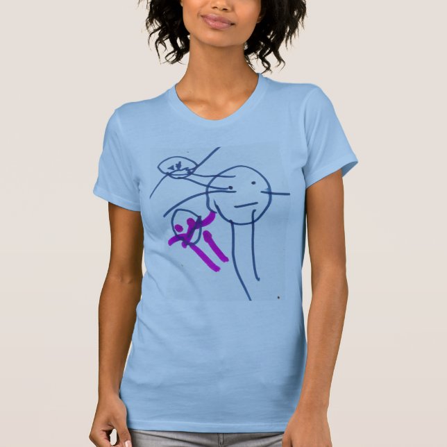 Camiseta dibujo de los hailees (Anverso)