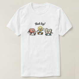 Camiseta Dibujo de Manguera de Goma Piensa en Grande