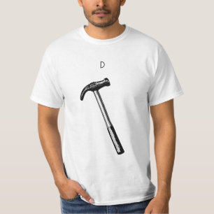 Camiseta Dibujo de martillo, ilustracion de herramientas vi