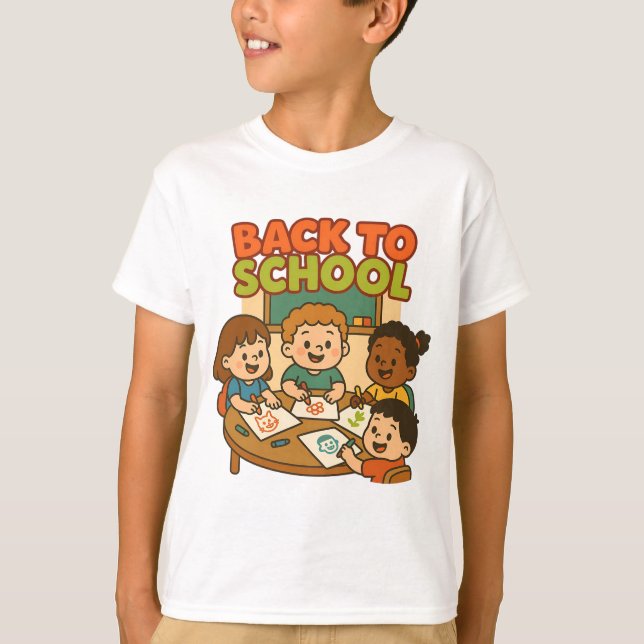 Camiseta Dibujo de niños (Anverso)
