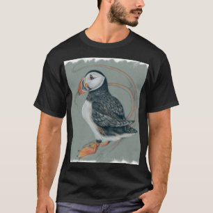 Camiseta Dibujo de pájaros del Puffin del Atlántico