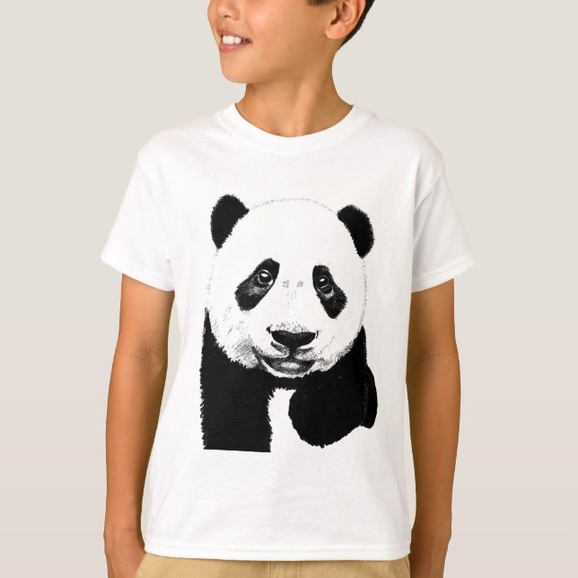 Camiseta Dibujo de Panda (Anverso)