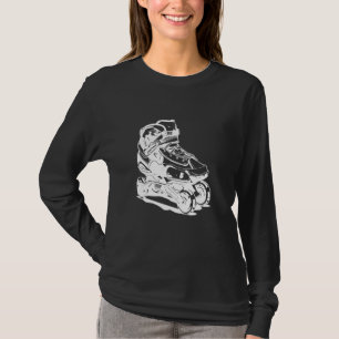 Camiseta Dibujo de patines de rodillos