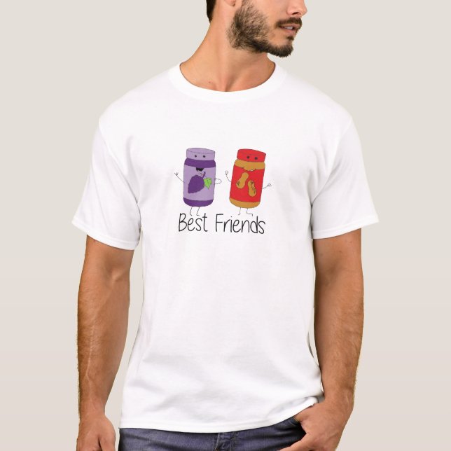 Camiseta Dibujo de PB y J Best Friends Pb y J BFF (Anverso)