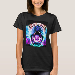 Camiseta Dibujo de perro de Carlino adorable cachorro