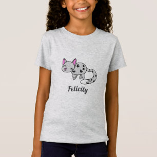 Camiseta Dibujo de Personalizado de plomo de nieve gris cla