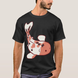 Camiseta dibujo de pez koi