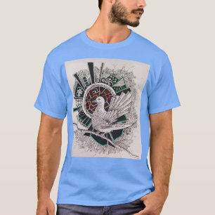 Camiseta dibujo de pichón de pichón de pichón