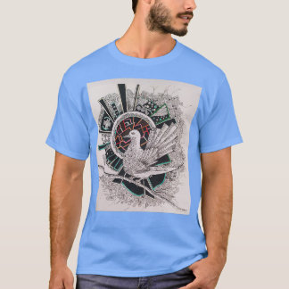 Camiseta dibujo de pichón de pichón de pichón