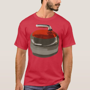 Camiseta Dibujo de piedra curvada
