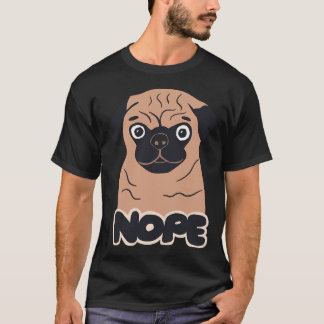 Camiseta Dibujo de pug no