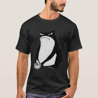 Camiseta Dibujo de Rana Gruñona Japonesa por Matsumoto Hoji