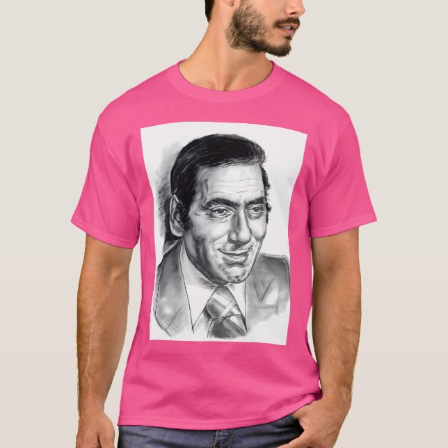 Camiseta Dibujo de retrato de Stratos Dionysiou (Anverso)