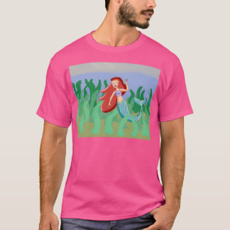 Camiseta Dibujo De Sirenas Para Mermay