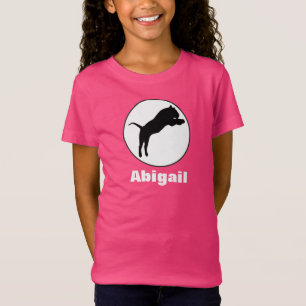 Camiseta Dibujo de Tigre Negro en Círculo Blanco