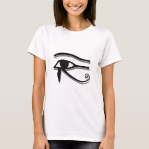 Camiseta Dibujo De Tintas De Símbolo Egipcio Ojo De Horus
