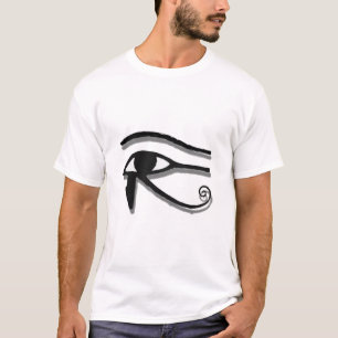 Camiseta Dibujo De Tintas De Símbolo Egipcio Ojo De Horus