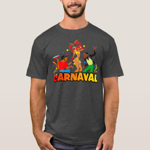 Camiseta Dibujo de un Cidade: grasa del carnaval brasileño